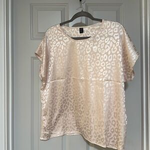XL Cream Blouse EUC